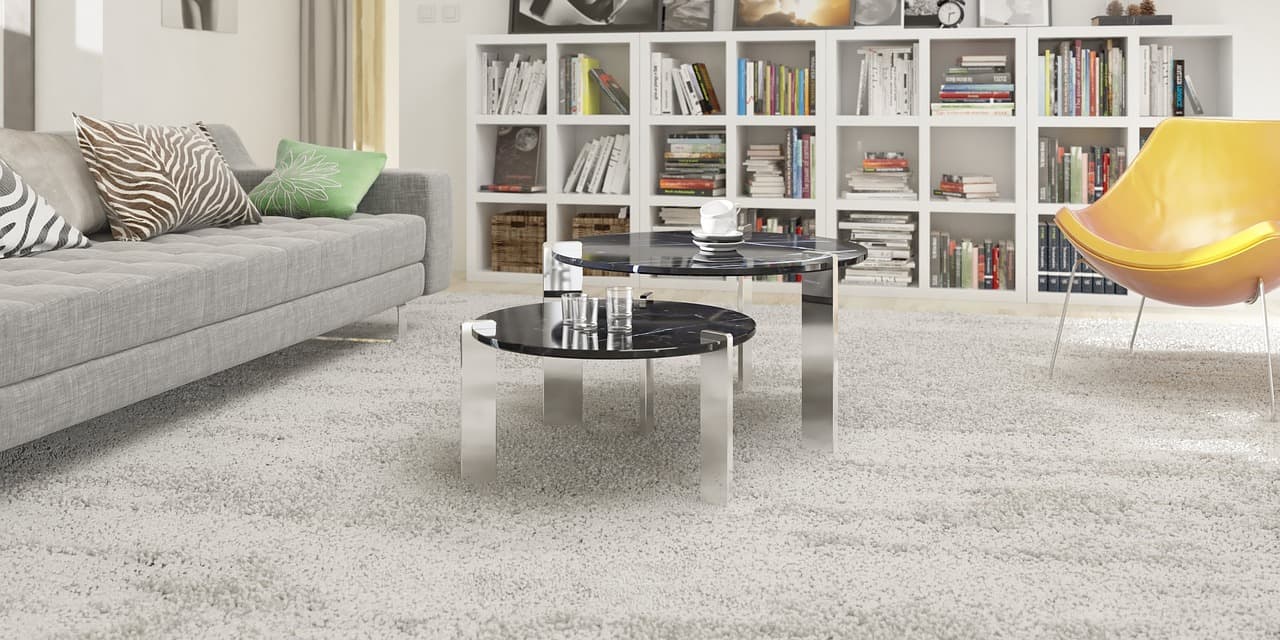 Lounge carpet floor